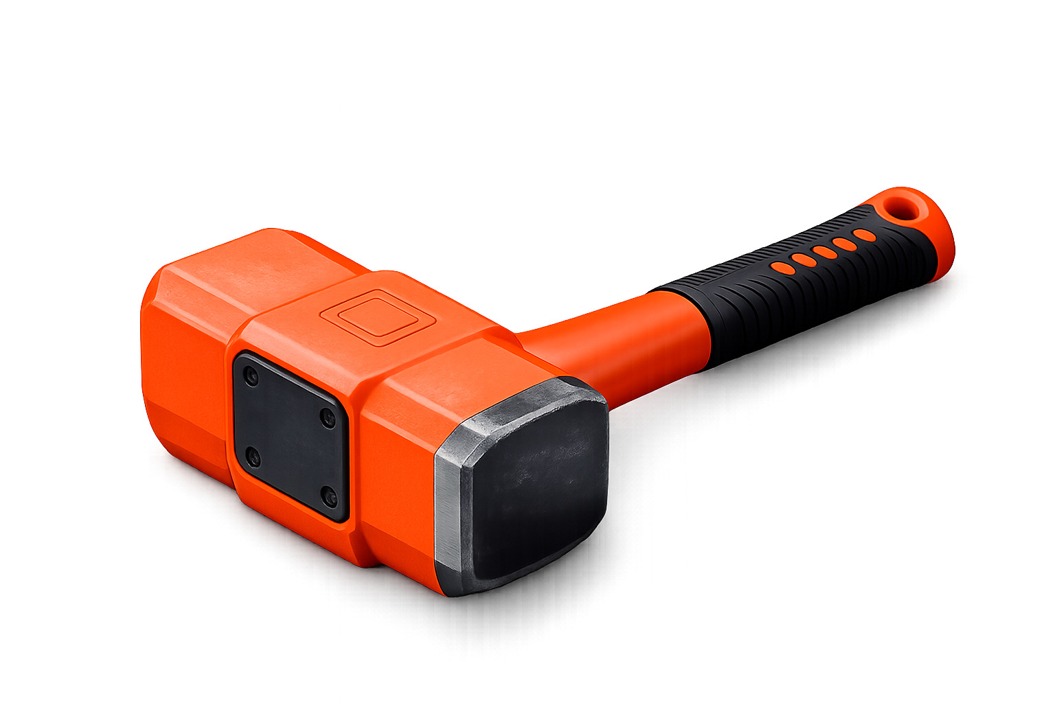 Demolition worker using a sledgehammer during structural demolition in Saint Louis